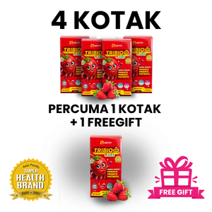 Set 4 Kotak + Percuma 1 Kotak + 1 Freegift